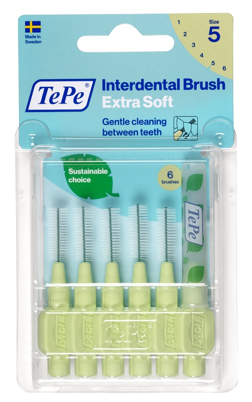 TEPE SCOVOLINO XSOFT VERDE 0,8MM 6 PEZZI - Farmacia Dott. Pasquale Russo