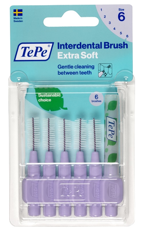 TEPE SCOVOLINO XSOFT LILLA 1,1MM 6 PEZZI - Farmacia Dott. Pasquale Russo