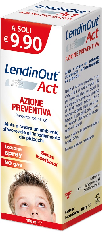 LENDINOUT ACT AZIONE PREVENTIVA SPRAY 100 ML - Farmacia Dott. Pasquale Russo
