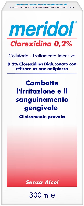 MERIDOL CLOREXIDINA 0,2% COLLUTORIO 300 ML - Farmacia Dott. Pasquale Russo