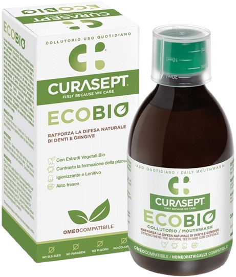 CURASEPT COLLUTORIO ECOBIO 300 ML PHARMADENT - Farmacia Dott. Pasquale Russo