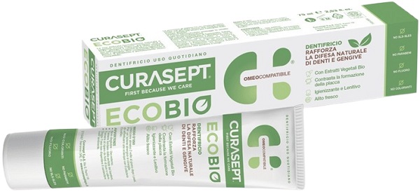 CURASEPT PHARMADENT ECOBIO DENTIFRICIO 75 ML - Farmacia Dott. Pasquale Russo