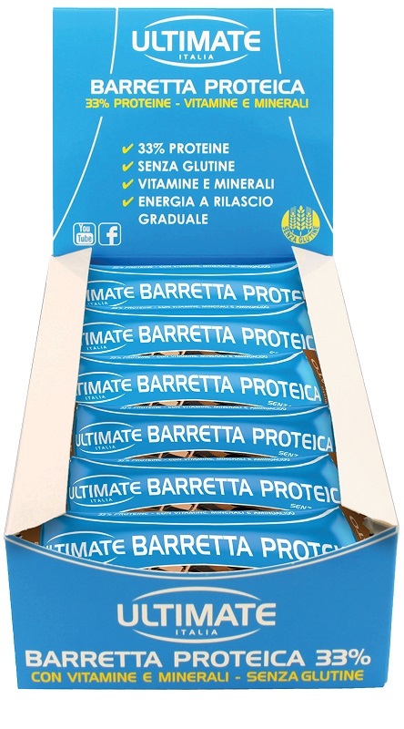 ULTIMATE BARRETTA PROTEICA CIOCCOLATO 24 PEZZI - Farmacia Dott. Pasquale Russo