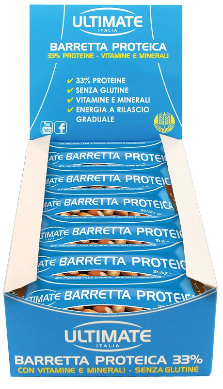 ULTIMATE BARRETTA PROTEICA NOCCIOLA 24 PEZZI - Farmacia Dott. Pasquale Russo