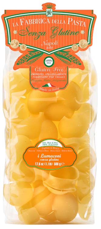 I LUMACONI GIGANTI PASTA SENZA GLUTINE 500 G - Farmacia Dott. Pasquale Russo
