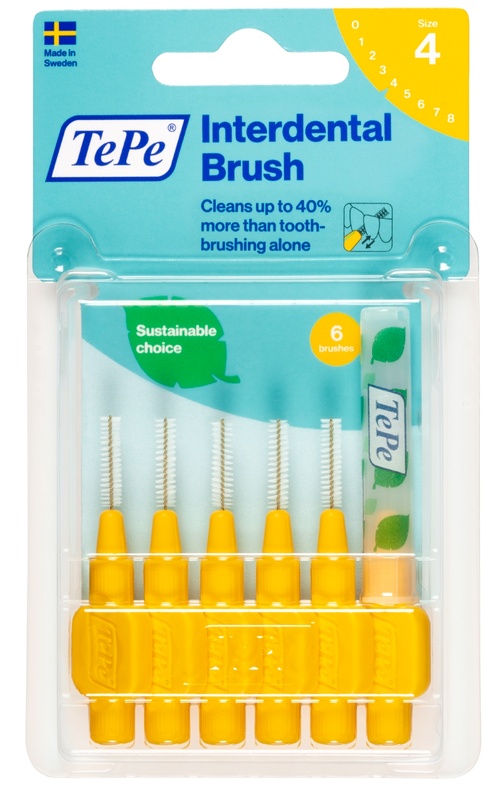 TEPE SCOVOLINO GIALLO 0,7 MM 6 PEZZI - Farmacia Dott. Pasquale Russo