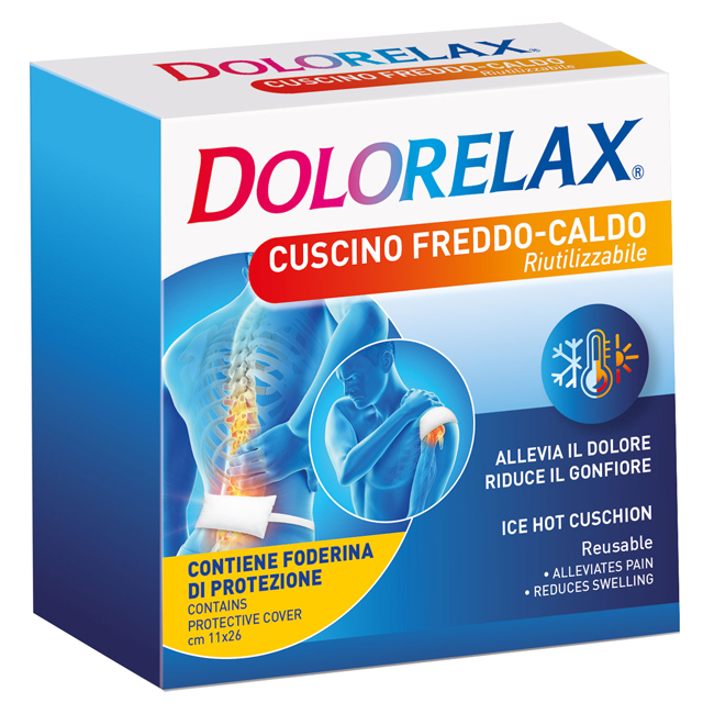 DOLORELAX ICE HOT CUSCINO RIUTILIZZABILE 11X26 CM 2 PEZZI - Farmacia Dott. Pasquale Russo