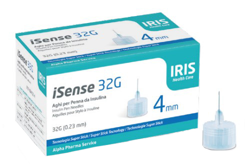 I SENSE AGO PER INSULINA GAUGE 32 4 MM 100 PEZZI - Farmacia Dott. Pasquale Russo