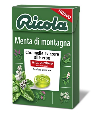 RICOLA MENTA DI MONTAGNA SENZA ZUCCHERO 50 G - Farmacia Dott. Pasquale Russo