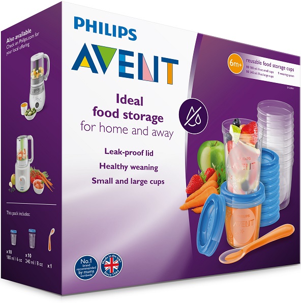 AVENT SET 10 VASETTI CONSERVALATTE 180ML + 10 VASETTI CONSERVALATTE 240ML + 20 COPERCHI + CUCCHIAINO - Farmacia Dott. Pasquale Russo