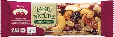 TASTE OF NATURE BARRETTA ALLE CILIEGIE E ALLE NOCI PECAN BIO VEGAN 40 G - Farmacia Dott. Pasquale Russo