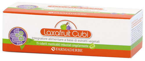 LAXAFRUIT 15 CUBETTI MASTICABILI 150 G - Farmacia Dott. Pasquale Russo