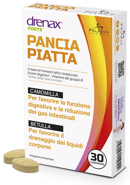 DRENAX FORTE PANCIA PIATTA 30 COMPRESSE - Farmacia Dott. Pasquale Russo