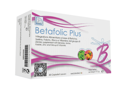 BETAFOLIC PLUS 30 CAPSULE ASTUCCIO 18,6 G - Farmacia Dott. Pasquale Russo