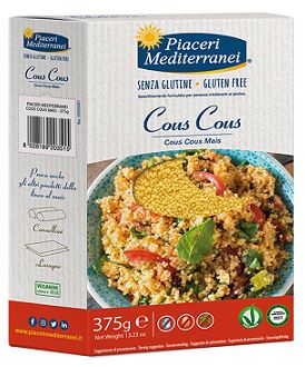 PIACERI MEDITERRANEI COUS COUS DI MAIS 375 G - Farmacia Dott. Pasquale Russo