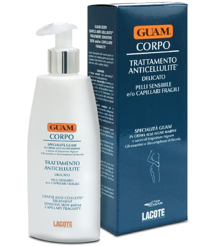 GUAM CREMA CORPO TRATTAMENTO ANTICELLULITE DELICATO PER PELLI SENSIBILI E O CAPILLARI FRAGILI 200 ML - Farmacia Dott. Pasquale Russo