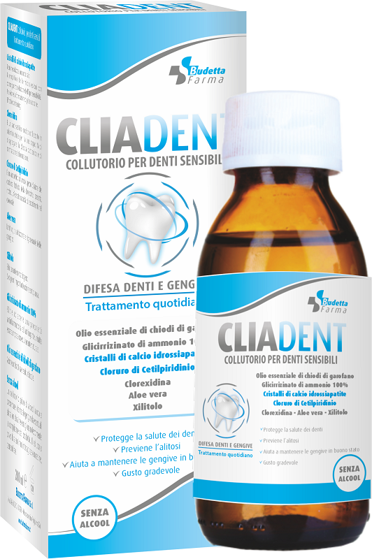CLIADENT COLLUTORIO DENTI SENSIBILI 200 ML - Farmacia Dott. Pasquale Russo