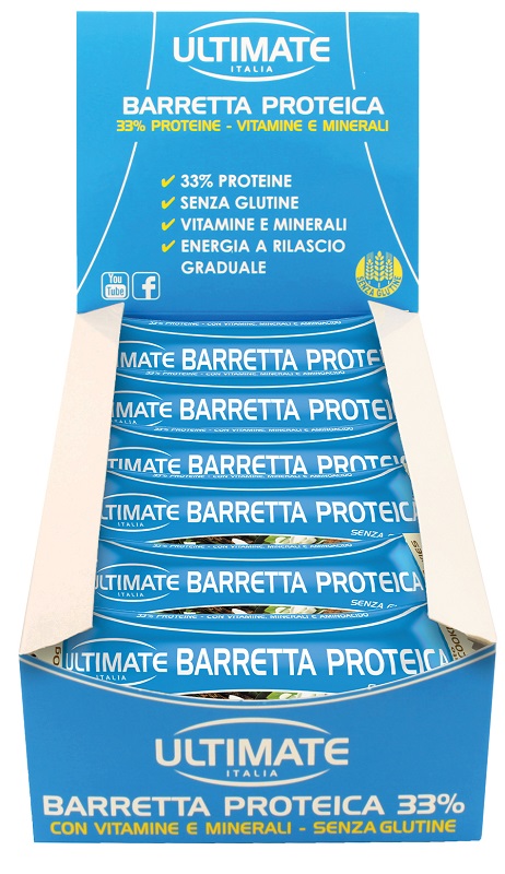ULTIMATE BARRETTA PROTEICA GUSTO VANIGLIA E COOKIES 24 PEZZI - Farmacia Dott. Pasquale Russo