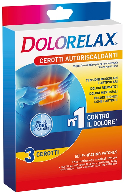 DOLORELAX CEROTTO EFFETTO CALDO 3 PEZZI - Farmacia Dott. Pasquale Russo