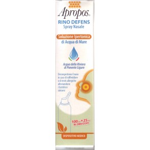 APROPOS RINO DEFENS SOLUZIONE IPERTONICA 125 ML - Farmacia Dott. Pasquale Russo