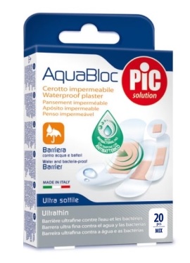 CEROTTO PIC AQUABLOC MIX ANTIBATTERICO 20 PEZZI - Farmacia Dott. Pasquale Russo