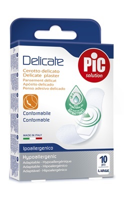 CEROTTO PIC DELICATE 25X72 MM ANTIBATTERICO 10 PEZZI - Farmacia Dott. Pasquale Russo