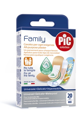 CEROTTO PIC STRIP FAMILY 20 PEZZI ANTIBATTERICO CON TAMPONE - Farmacia Dott. Pasquale Russo