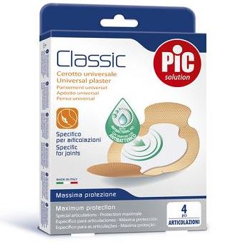 CEROTTO PIC CLASSIC ARTICOLAZIONI ANTIBATTERICO 4 PEZZI - Farmacia Dott. Pasquale Russo