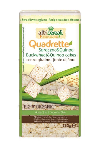 ALTRICEREALI QUADRETTE SARACENO E QUINOA BIO 130 G - Farmacia Dott. Pasquale Russo