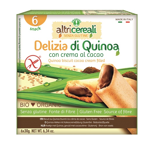 ALTRICEREALI DELIZIA QUINOA CON CREMA DI CACAO BIO 180 G - Farmacia Dott. Pasquale Russo