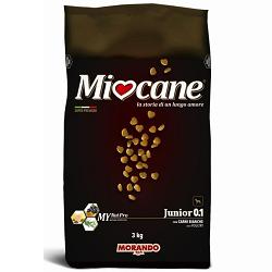 MIOCANE JUNIOR 0,1 CARNI BIANCHE 3 KG - Farmacia Dott. Pasquale Russo