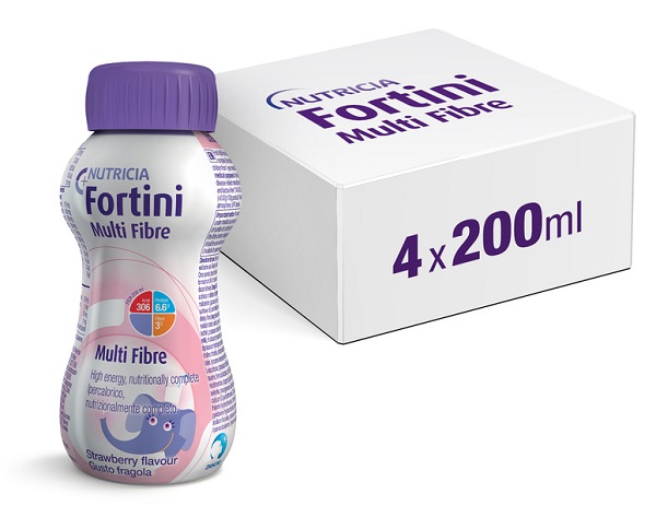 FORTINI MULTI FIBRE GUSTO FRAGOLA 200 ML - Farmacia Dott. Pasquale Russo