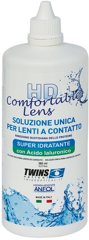 HD COMFORT LENS SOLUZIONE UNICA PER LENTI A CONTATTO 360 ML - Farmacia Dott. Pasquale Russo