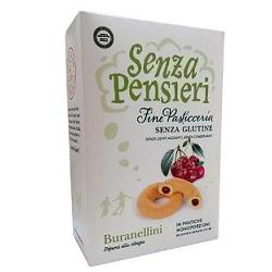 SENZA PENSIERI BURANELLINI RIPIENI ALLA CILIEGIA 150 G  PORZIONI MONODOSE - Farmacia Dott. Pasquale Russo