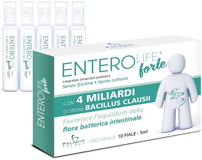 ENTEROLIFE FORTE 4 MILIARDI 10 FIALE DA 5 ML - Farmacia Dott. Pasquale Russo