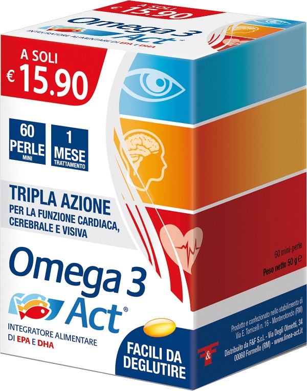 OMEGA 3 ACT 540MG 60 PERLE MINI - Farmacia Dott. Pasquale Russo