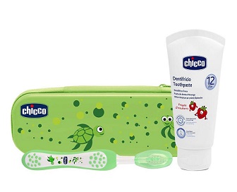CHICCO SET DENTALE VERDE CON FLUORO - Farmacia Dott. Pasquale Russo