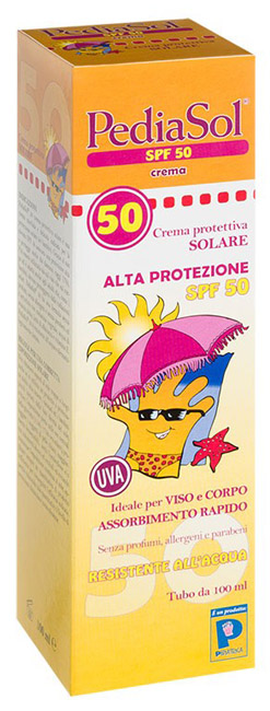 PEDIASOL SPF 50 CREMA SOLARE 100 ML - Farmacia Dott. Pasquale Russo