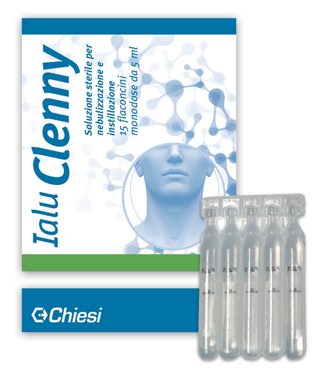 IALU CLENNY 15 FLACONCINI 5 ML SOLUZIONE STERILE PER NEBULIZZAZIONE E INSTILLAZIONE CON ACIDO IALURONICO - Farmacia Dott. Pasquale Russo