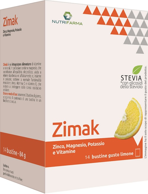 ZIMAK 14 BUSTE 6 G LIMONE - Farmacia Dott. Pasquale Russo