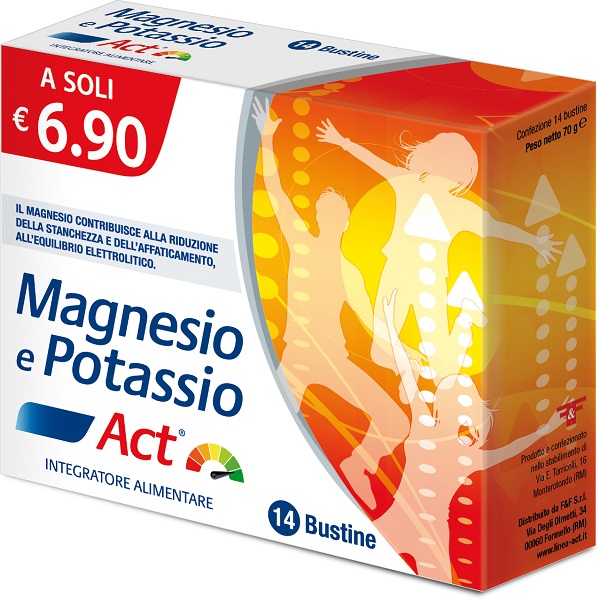 MAGNESIO E POTASSIO ACT 14 BUSTINE - Farmacia Dott. Pasquale Russo