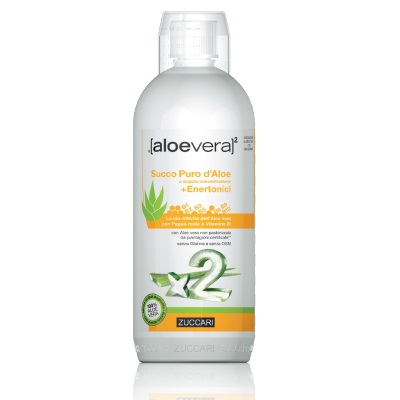 ALOEVERA2 SUCCO PURO D'ALOE DOPPIA CONCENTRAZIONE + ENERTONICI 1 LITRO - Farmacia Dott. Pasquale Russo