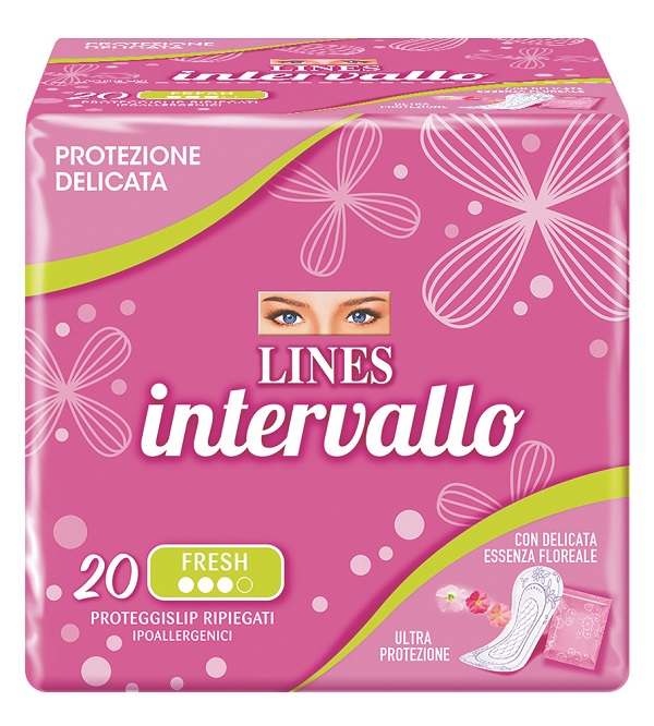 PROTEGGISLIP LINES INTERVALLO FRESH RIPIEGATO 20 PEZZI - Farmacia Dott. Pasquale Russo