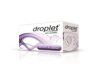 AGO PER PENNA DA INSULINA DROPLET 32 GAUGE 6 MM 100 PEZZI - Farmacia Dott. Pasquale Russo