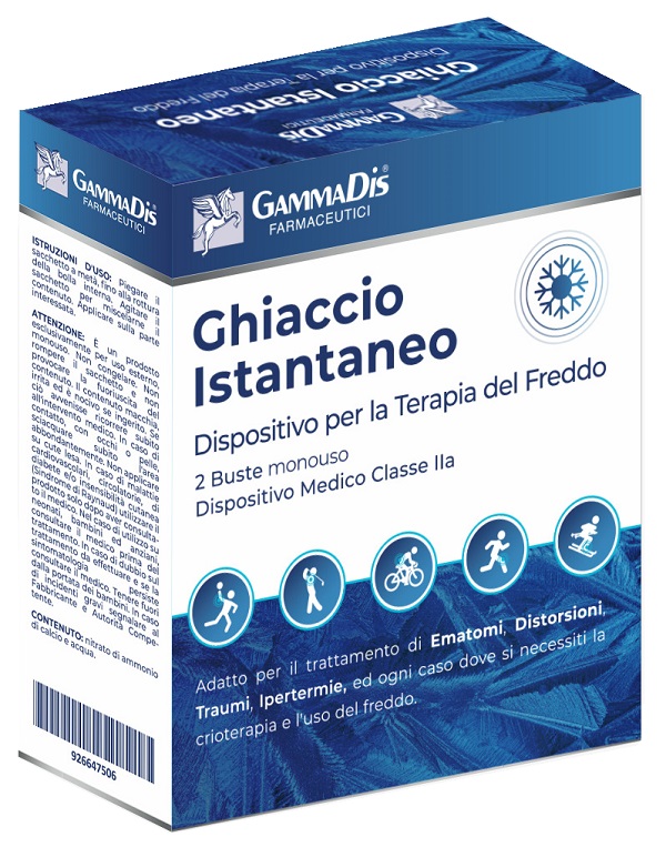 GHIACCIO ISTANTANEO TNT GAMMADIS 2 PEZZI GAMMADIS - Farmacia Dott. Pasquale Russo
