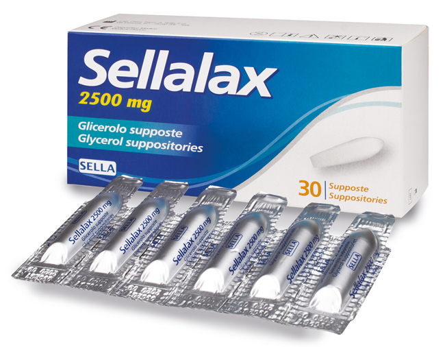 SELLALAX 2500MG SUPPOSTE GLICEROLO 30 PEZZI - Farmacia Dott. Pasquale Russo