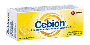 CEBION EFFERVESCENTE VITAMINA C LIMONE 10 COMPRESSE - Farmacia Dott. Pasquale Russo