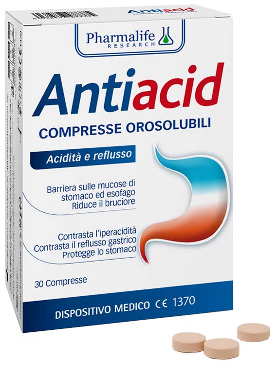 ANTIACID 30 COMPRESSE OROSOLUBILI - Farmacia Dott. Pasquale Russo