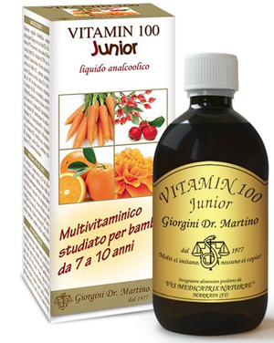VITAMIN 100 JUNIOR LIQUIDO ANALCOLICO 500 ML - Farmacia Dott. Pasquale Russo