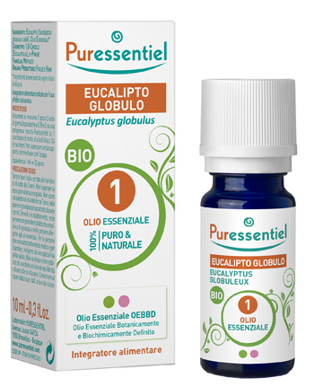 PURESSENTIEL EUCALIPTO GLOBULO OLIO ESSENZIALE BIO 10 ML - Farmacia Dott. Pasquale Russo